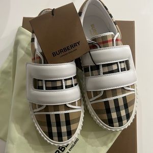 Brand new Burberry sneakers for kids, never worn